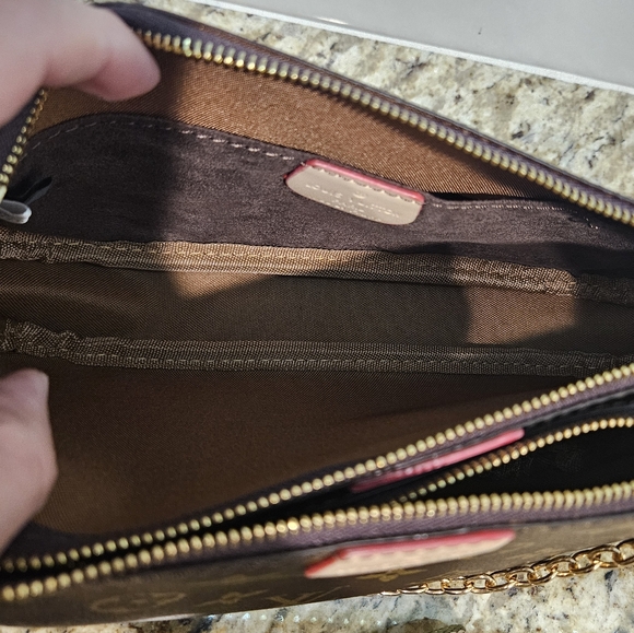 Monogram Multi Pochette Accessories Green quitar strap crossbody bag - Picture 9 of 10